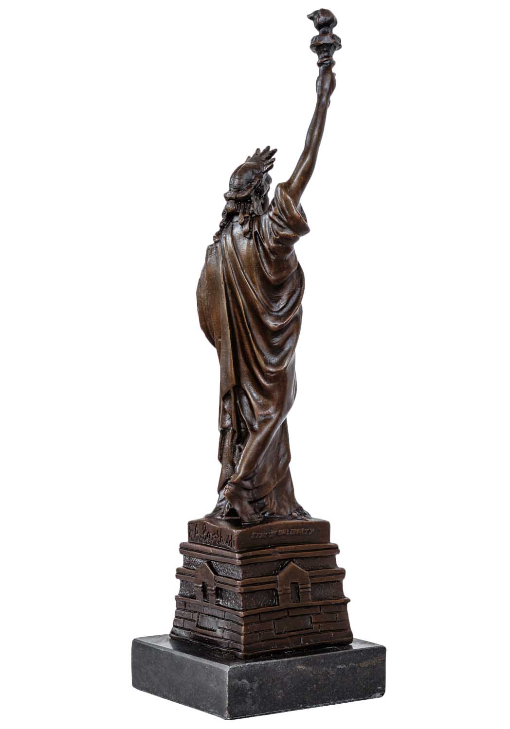 Bronzeskulptur Bronze Figur USA Freiheitsstatue New York Statue Antik-Stil