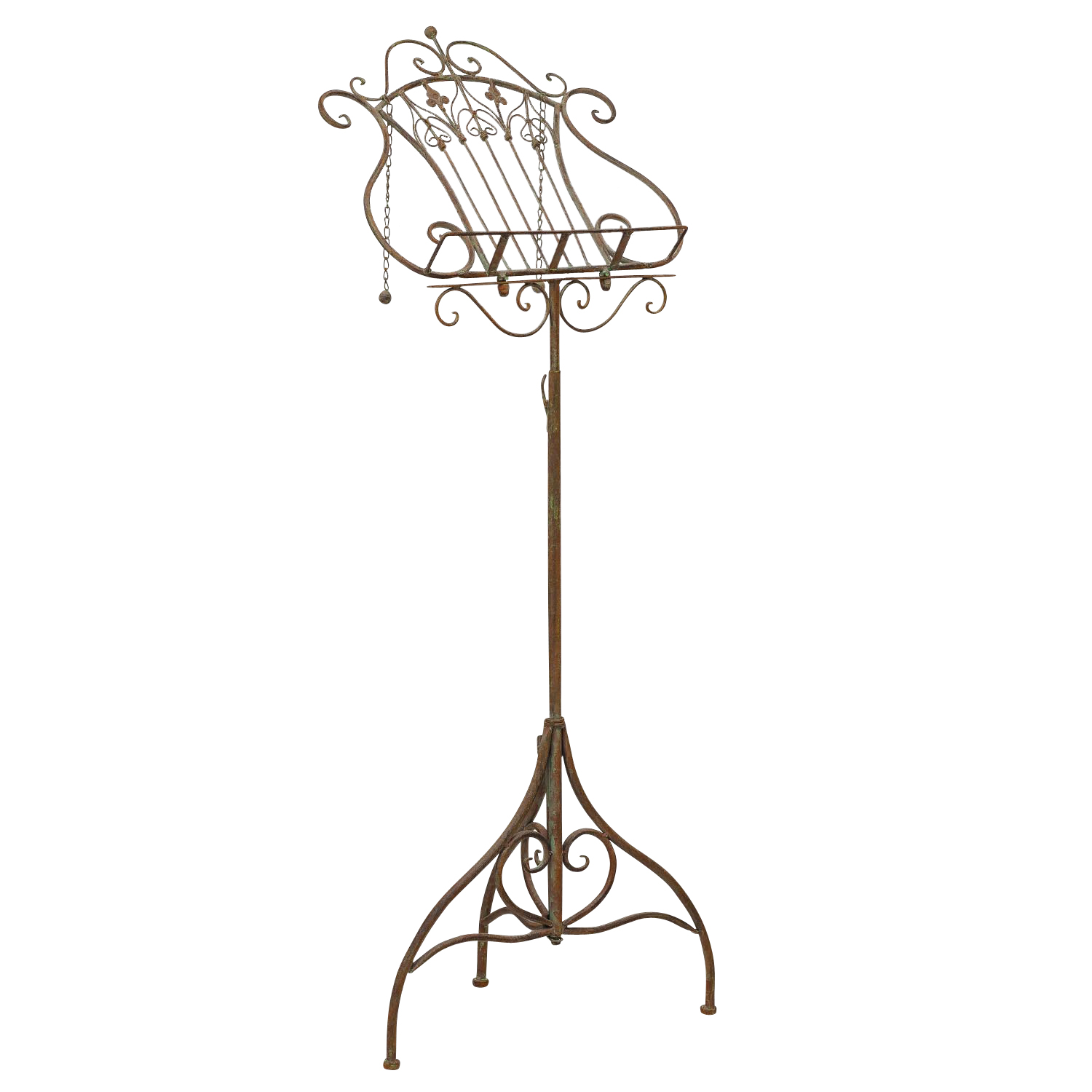 Notenständer Notenschlüssel Lyra Menüständer Aufsteller Notenpult Barockstil