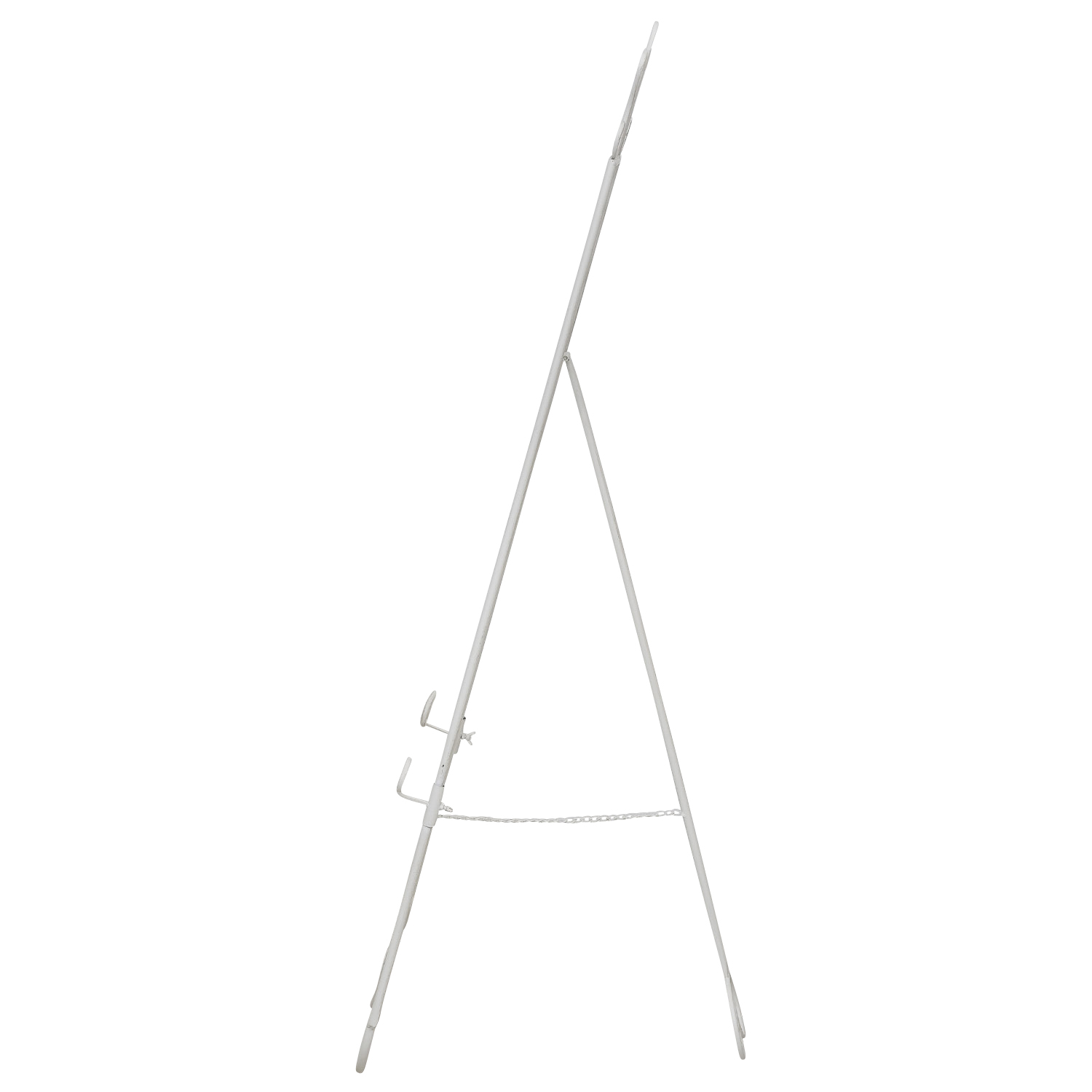 Staffelei Bildhalter Bilderständer Aufsteller Nostalgie Eisen Antik-Stil weiss