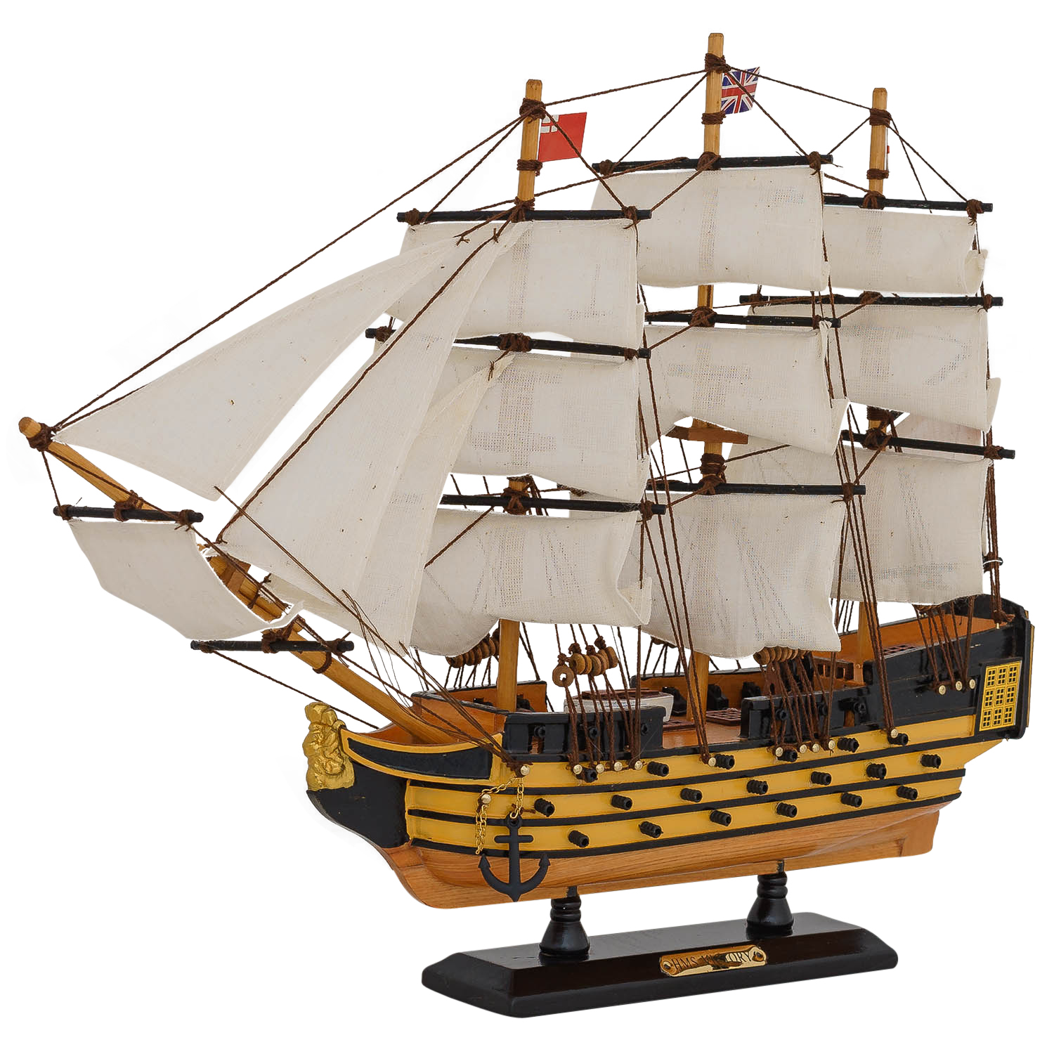 Modellschiff HMS Victory Schiff Segelschiff Maritim Deko Antik-Stil kein Bausatz