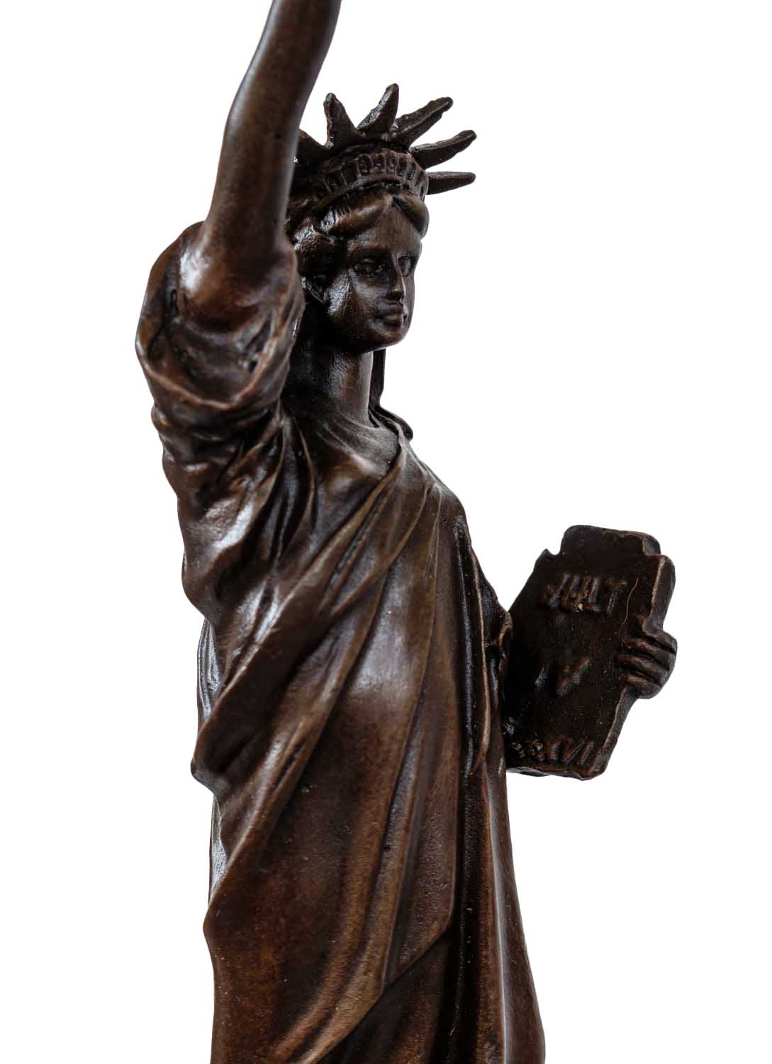 Bronzeskulptur Bronze Figur USA Freiheitsstatue New York Statue Antik-Stil