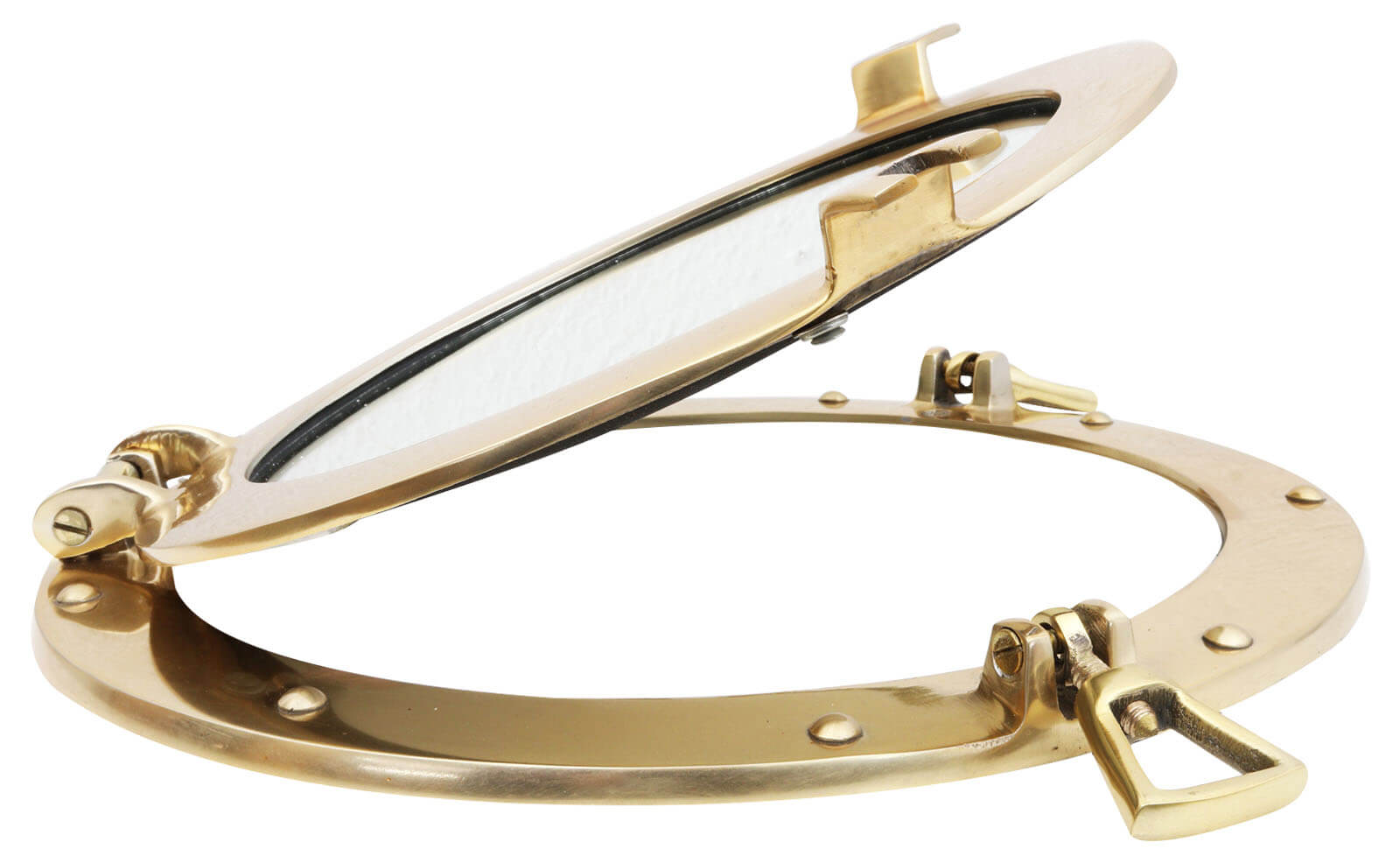 Oblò navale con specchio aperta barca deco maritime 29 centimetri (e)