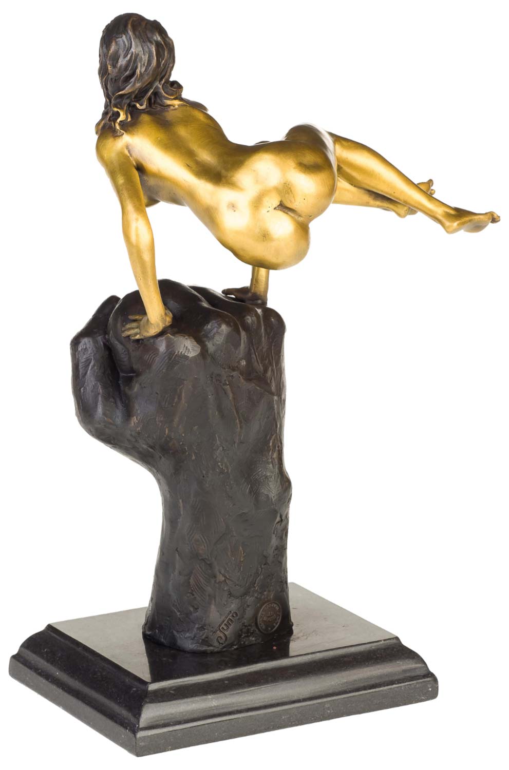 Bronzeskulptur Frau Erotik Kunst im Antik-Stil Bronze Figur 31cm