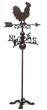 Wetterfahne, Hahn, Himmelsrichtung, Richtungsanzeiger, Deko-Objekt