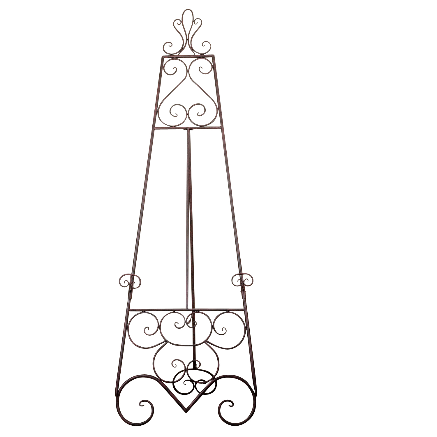 Staffelei 152cm Bilderständer Aufsteller Nostalgie Eisen Antik-Stil schwarz