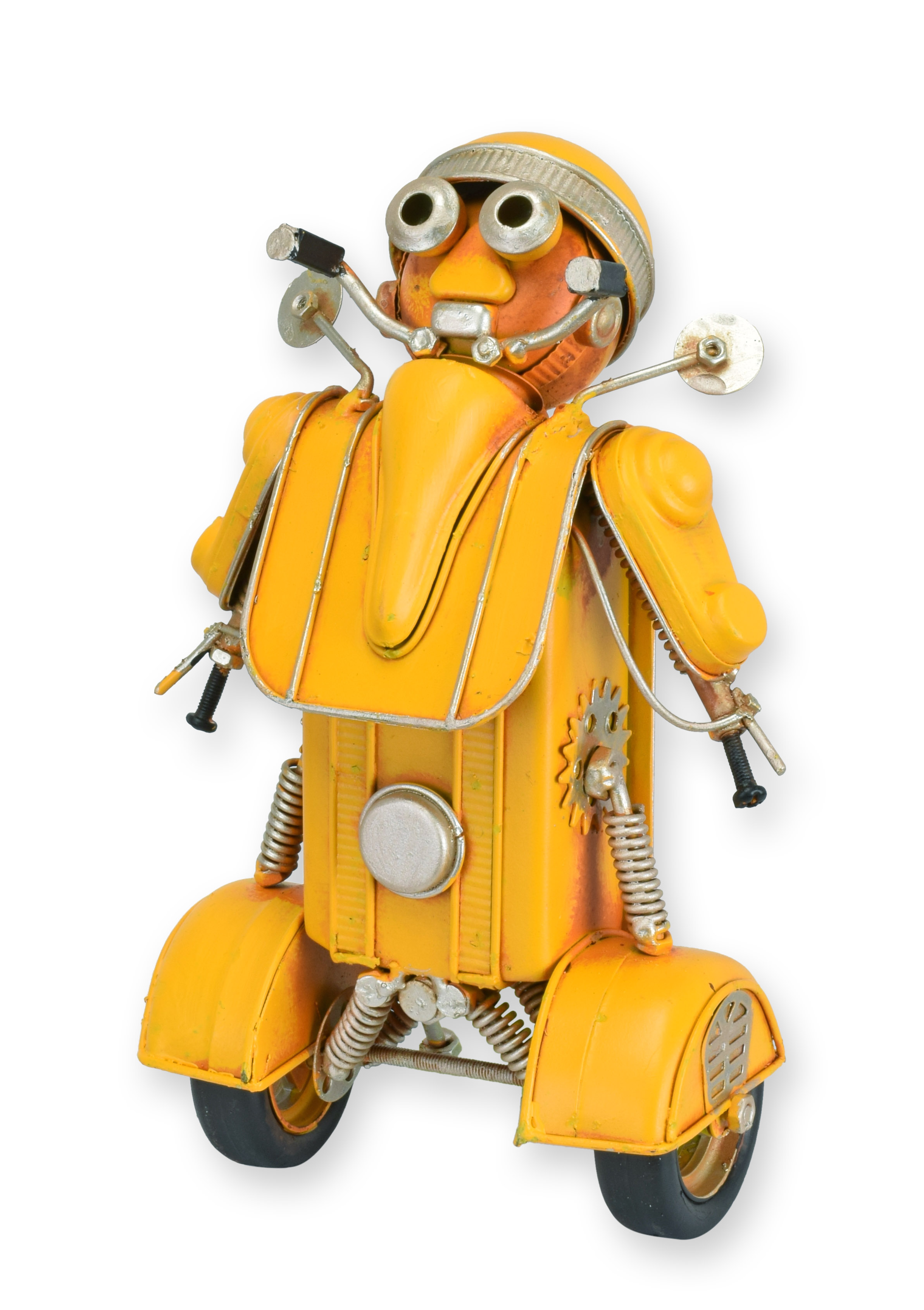 Un modello in latta di un robot replica design retrò decorazione