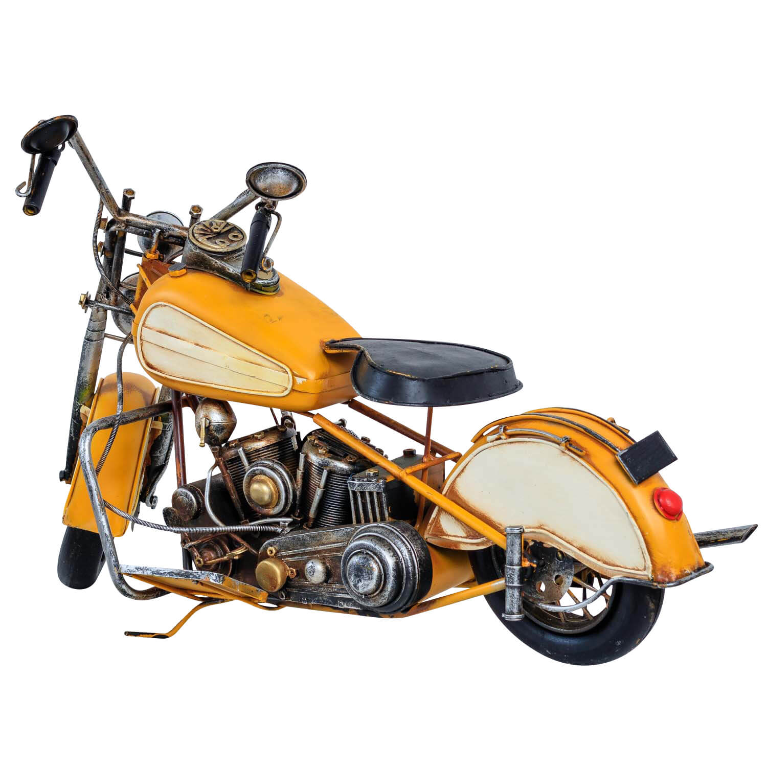 Modellmotorrad Nostalgie Blech Metall Motorrad Oldtimer Antik-Stil 59cm