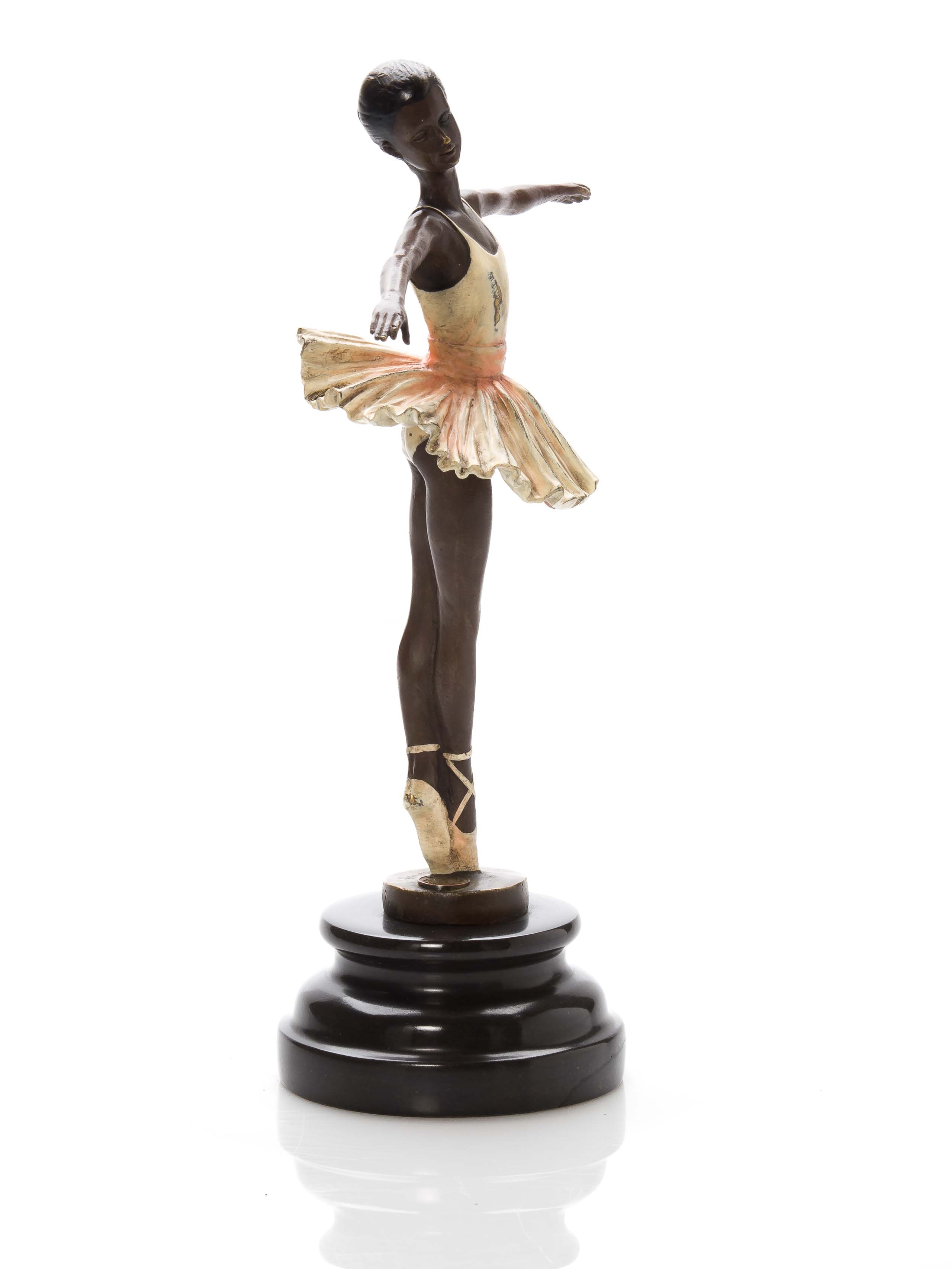 Bronze Skulptur Ballett Tänzerin Ballerina dancer antik stil sculpture figure