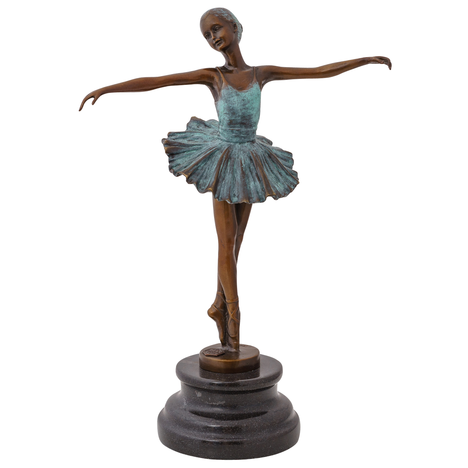 Bronzeskulptur nach Degas Bronze Ballerina Figur Kopie Replik Figur Antik-Stil