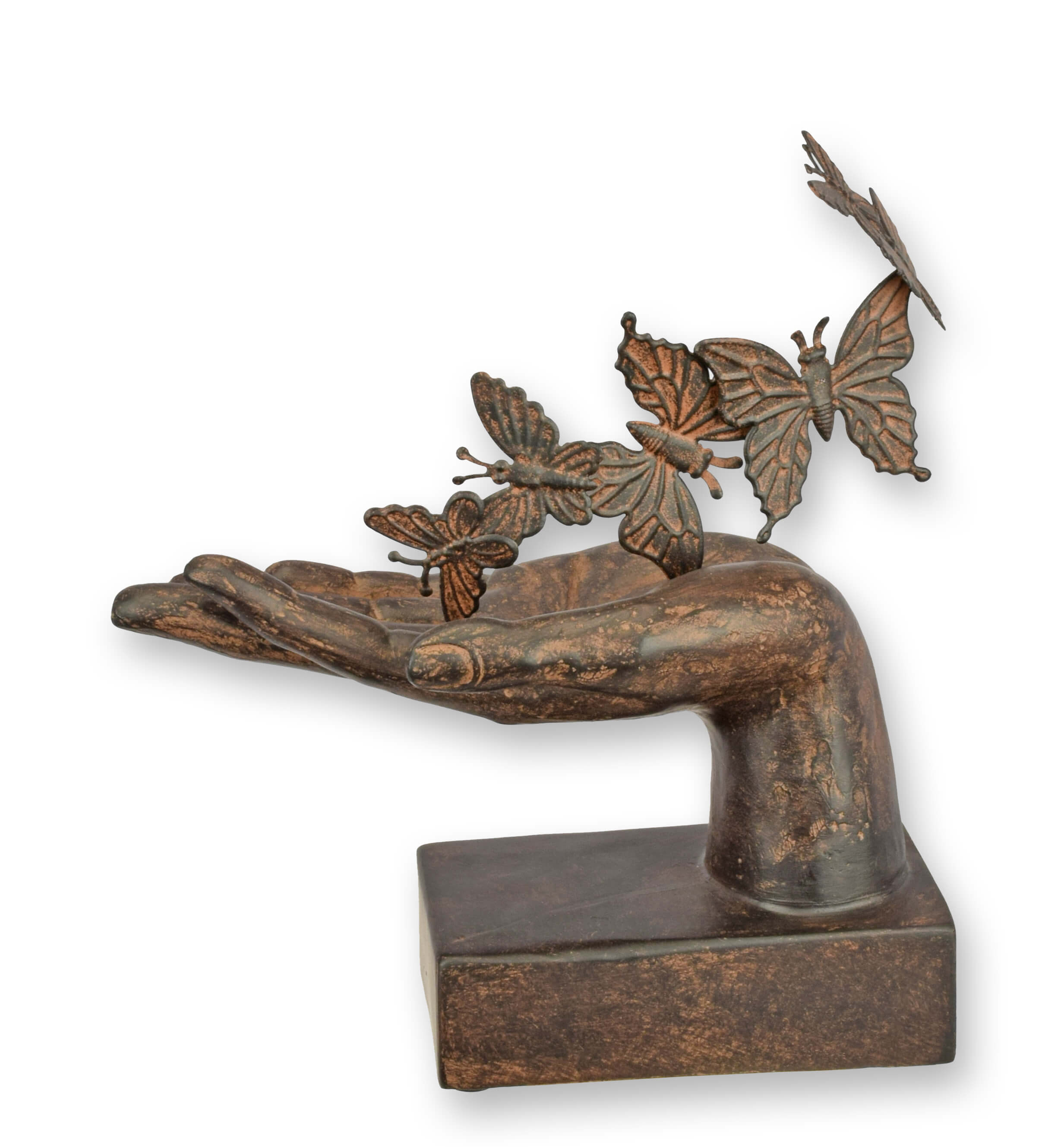 Bronze, Holz, Figur, Kunst, Rauchrohr