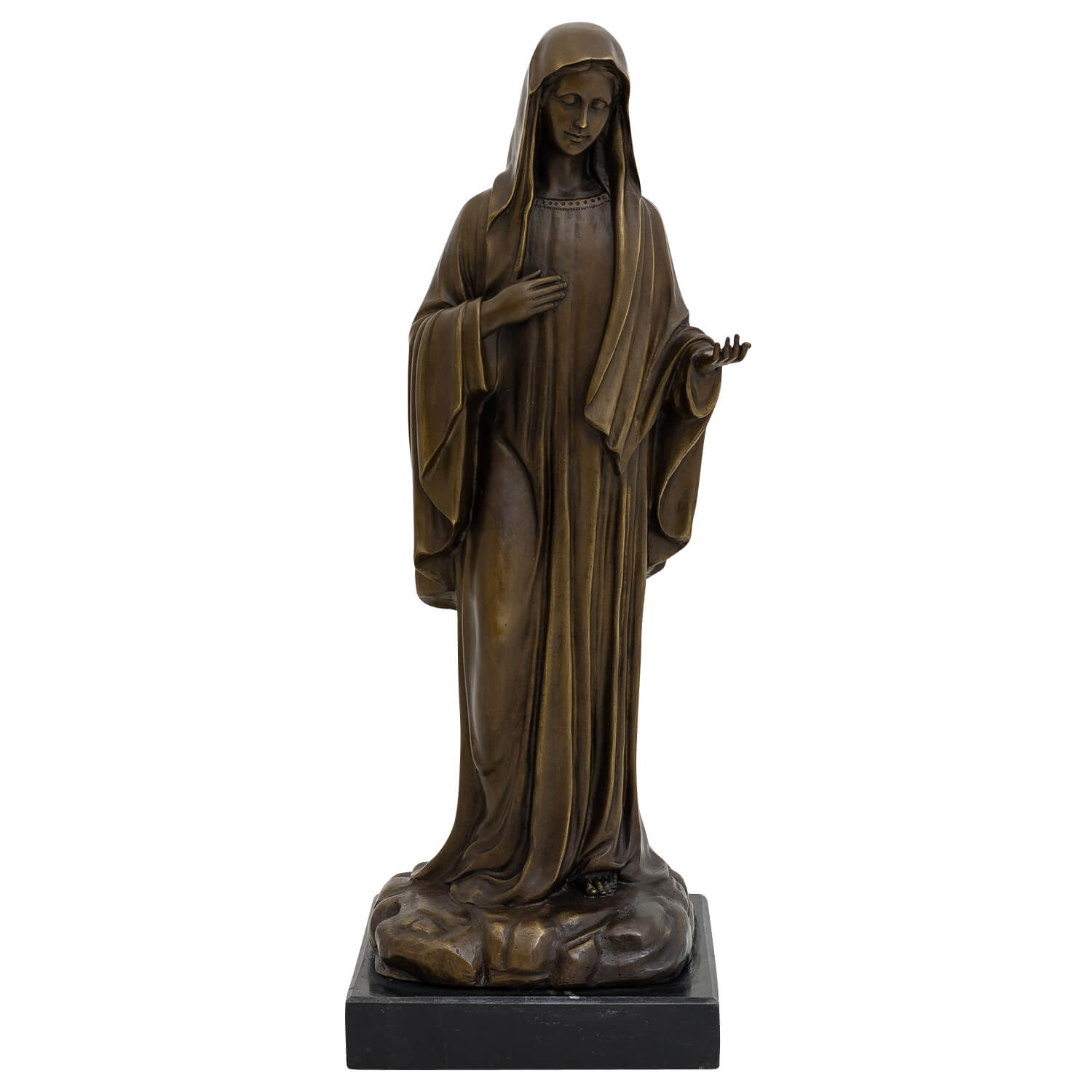 Bronzeskulptur Madonna im Antik-Stil Bronze Figur Statue 58cm