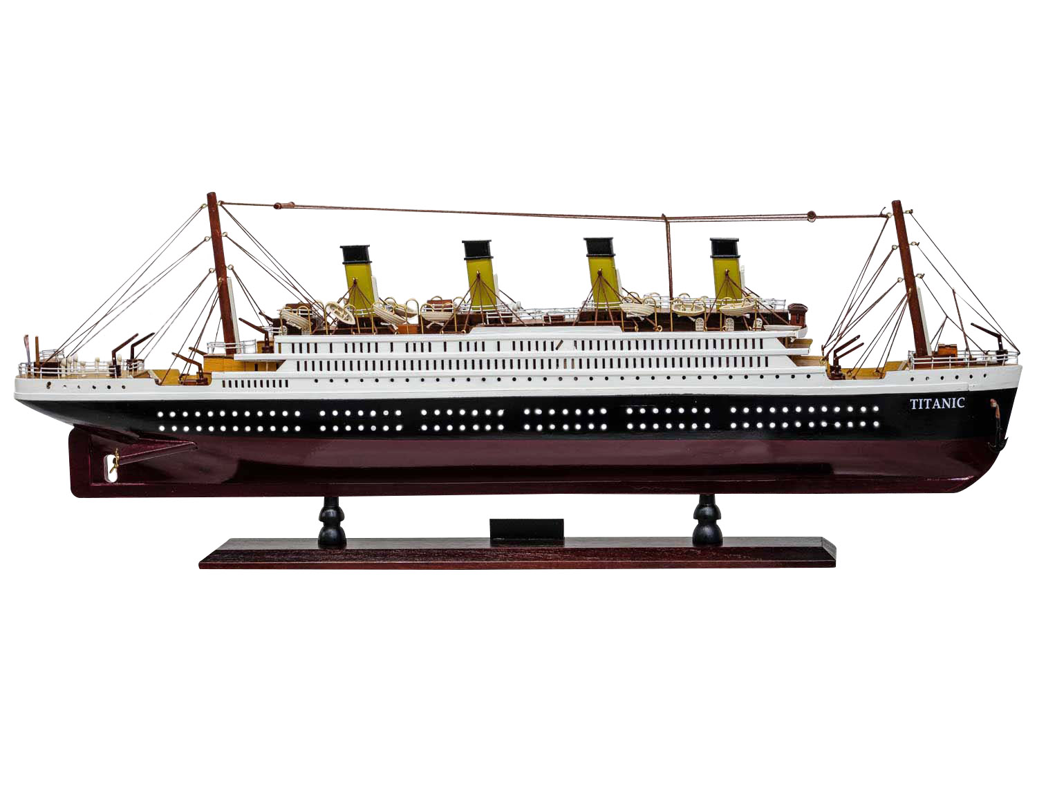 Modellschiff Titanic Schiffsmodel Schiff Holz 80cm Maritime Dekoration ship wood