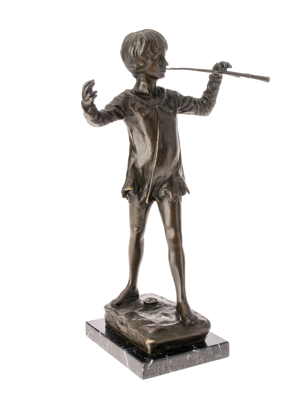 im-bronze9a56f1330b8f855 Bronzeskulptur Peter Pan nach George Frampton Bronze Skulptur Figur Replika