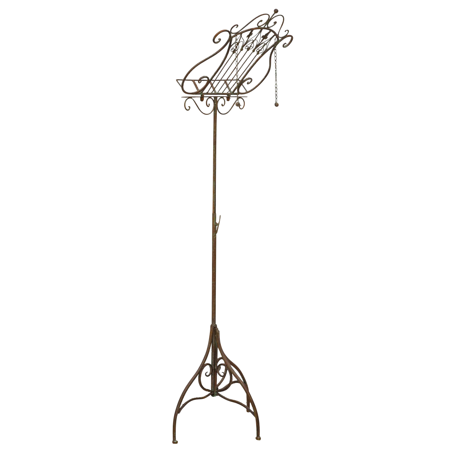 Notenständer Notenschlüssel Lyra Menüständer Aufsteller Notenpult Barockstil