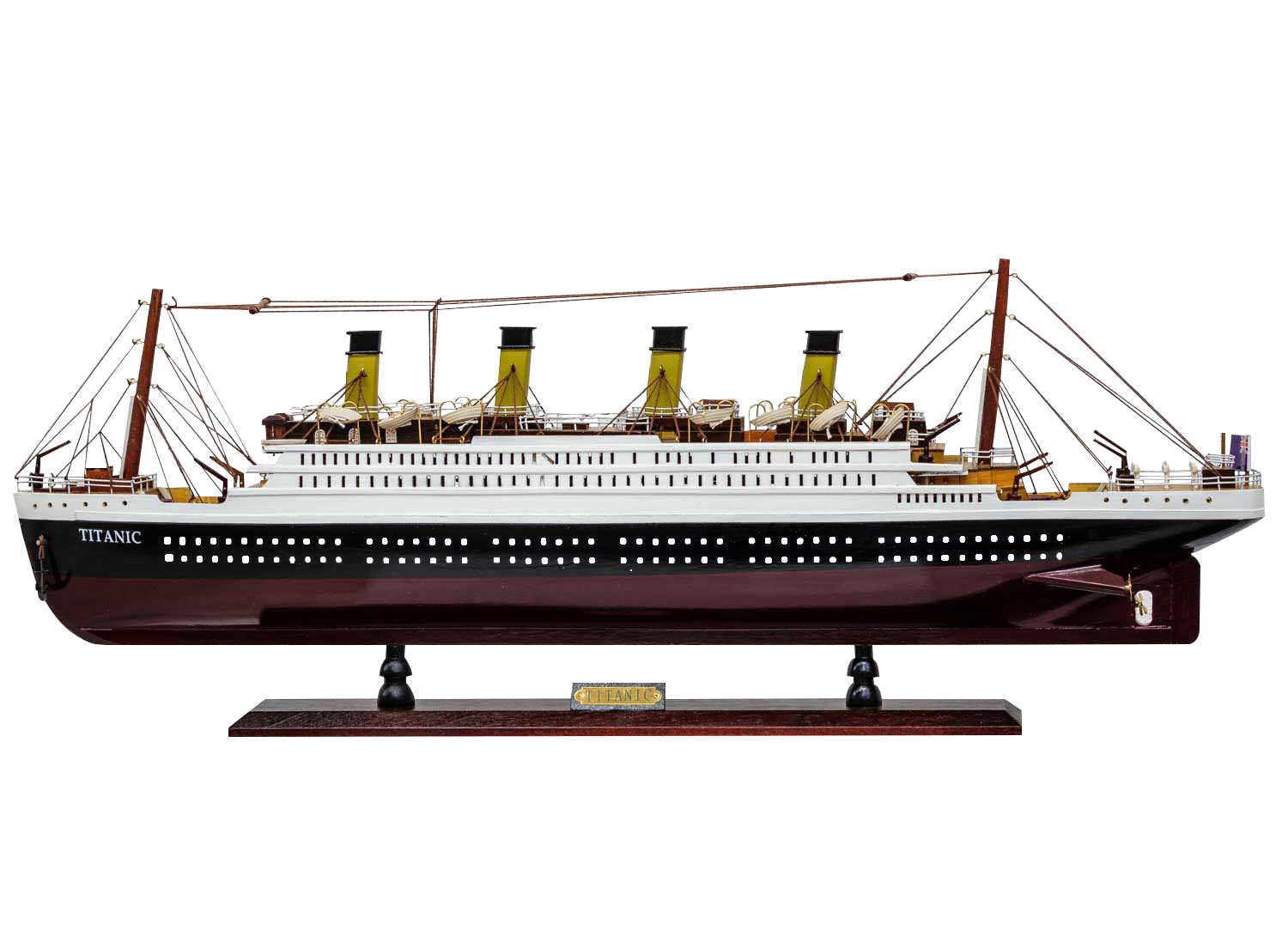 Modellschiff Titanic Schiffsmodel Schiff Holz 80cm Maritime Dekoration ship wood