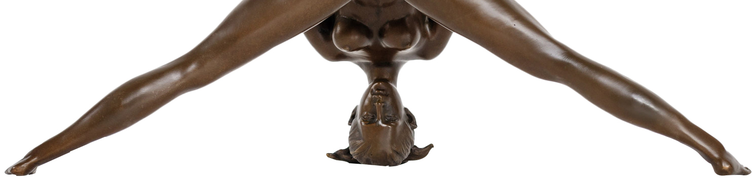 Bronzeskulptur Akt Erotik erotische Kunst Bronze Figur Statue Antik-Stil 32cm