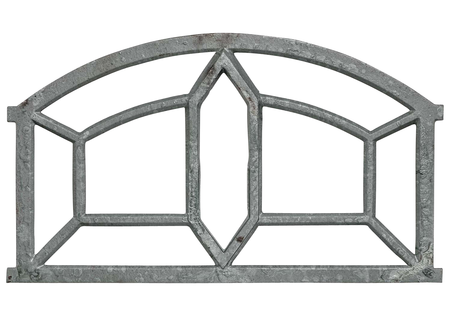 Fenster grau Stallfenster Eisenfenster Scheunenfenster Eisen 89cm Antik-Stil (o)