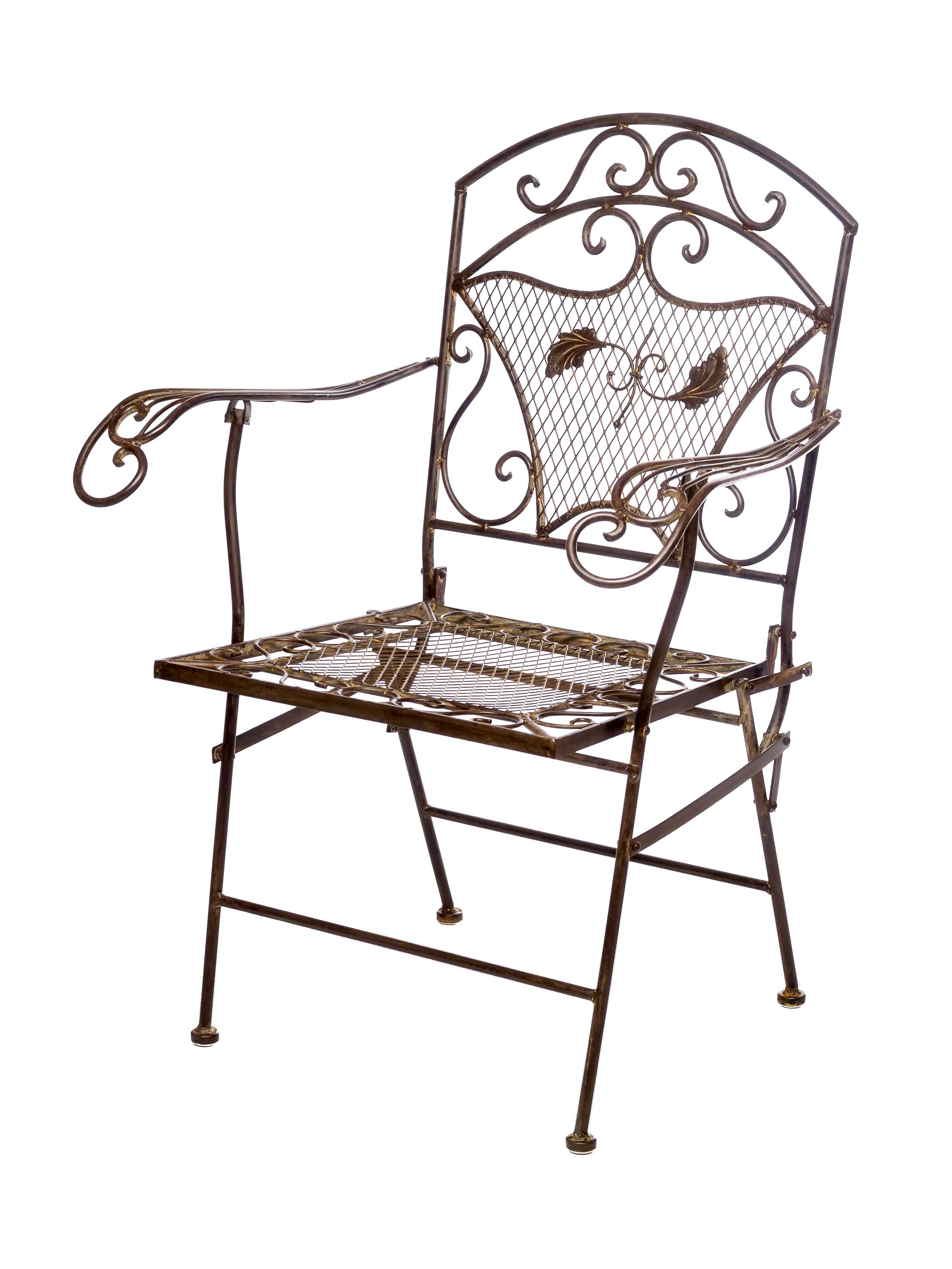 Nostalgie Gartensessel Eisen 15kg Gartenstuhl Sessel Stuhl antik Stil chair iron