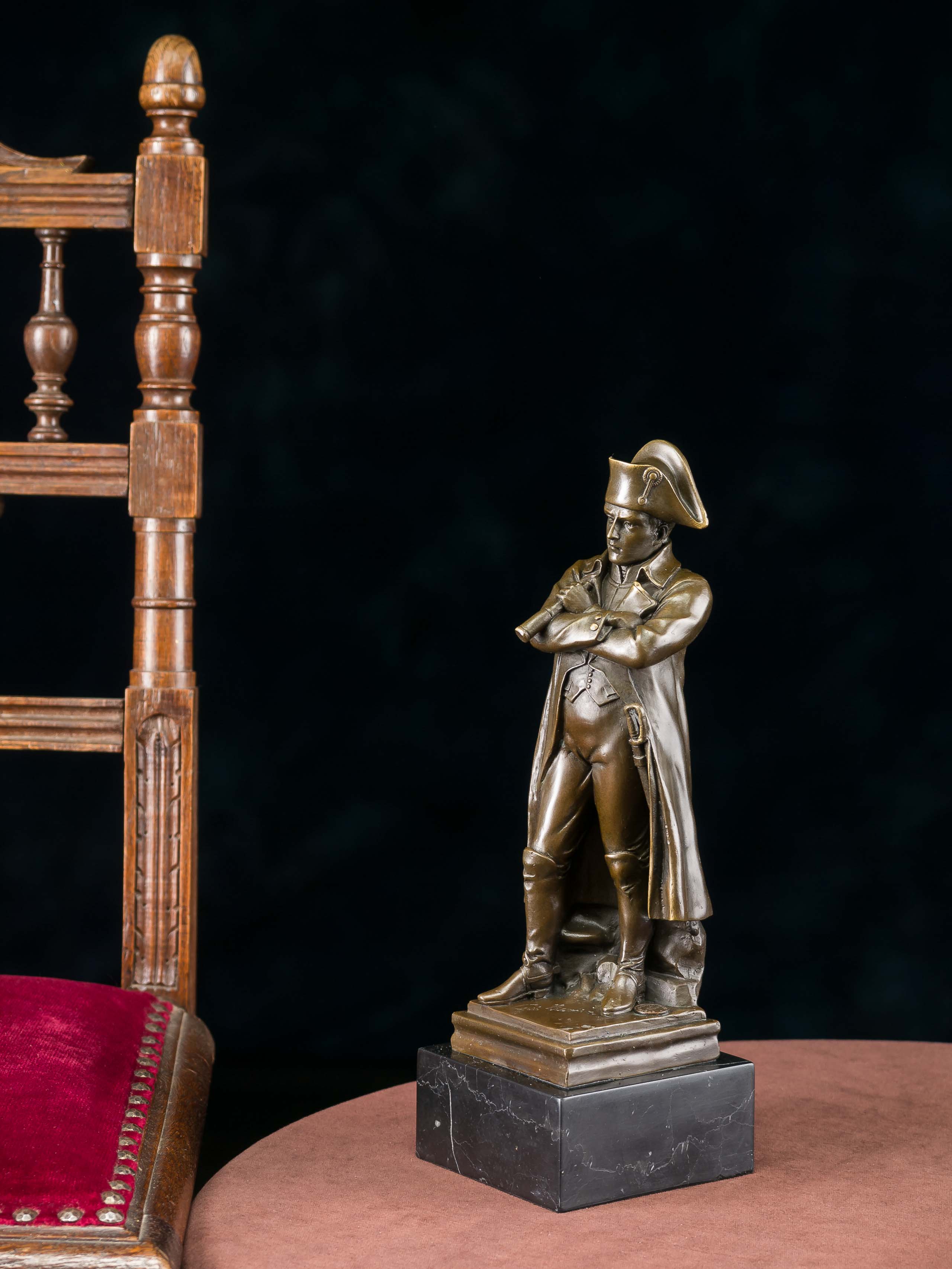 Bronze Napoleon Bronzeskulptur 31cm Bronzefigur Skulptur Figur antik Stil