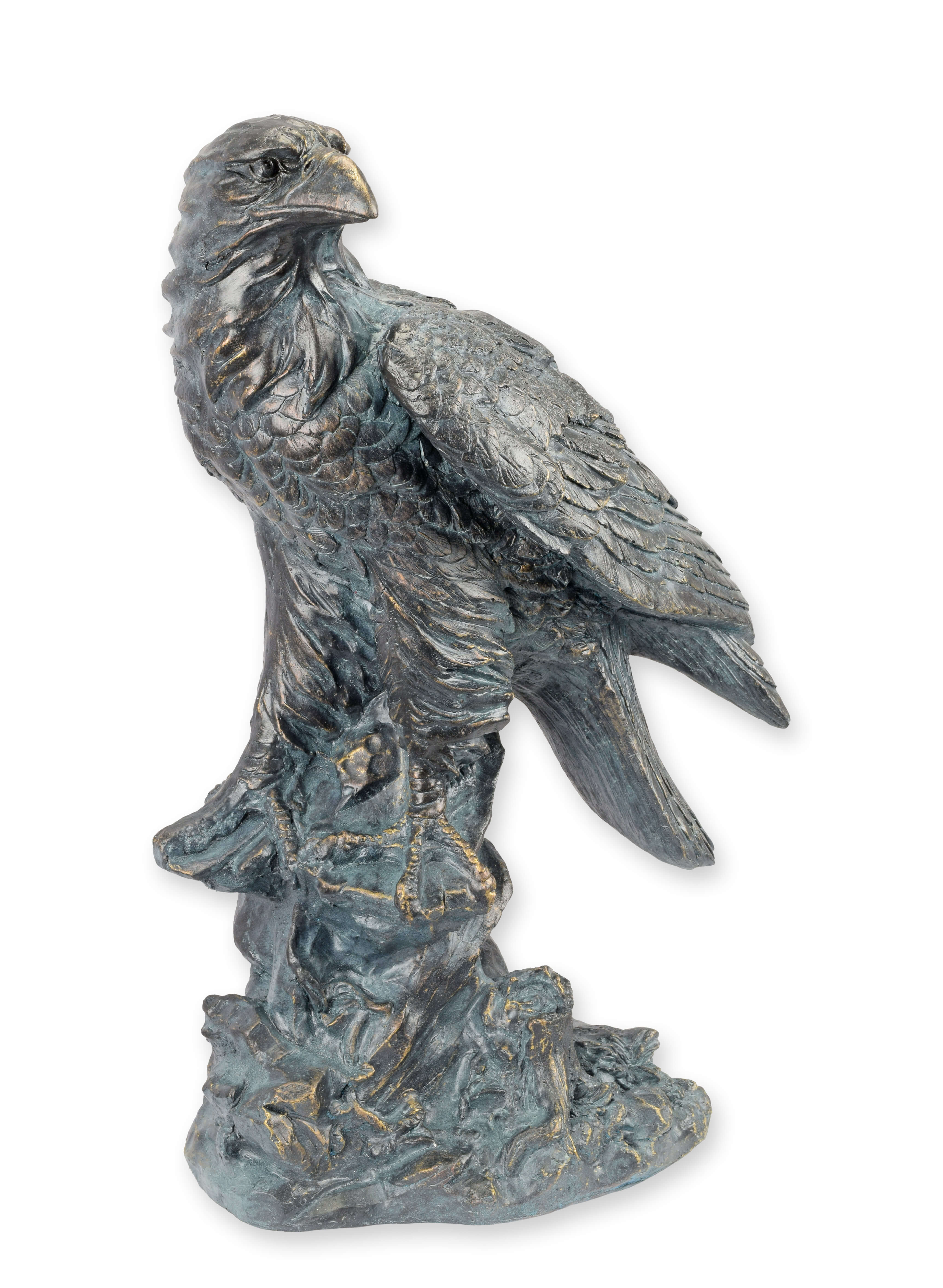 Scultura figura aquila replica design retrò decorazione