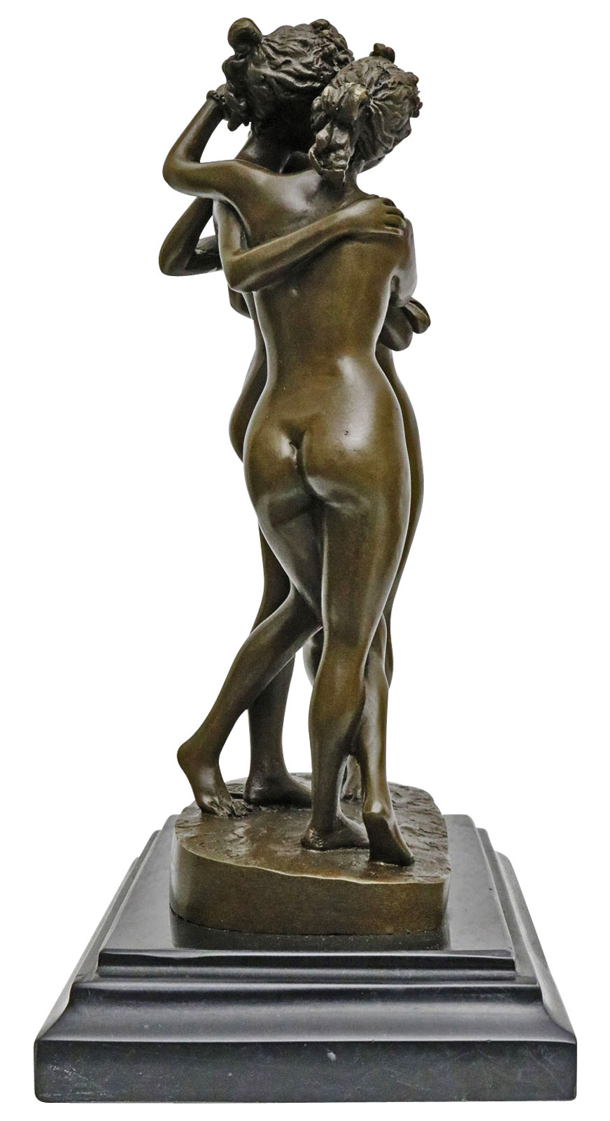 Bronzeskulptur drei Grazien nach Canova erotische Kunst Antik-Stil Bronze Figur