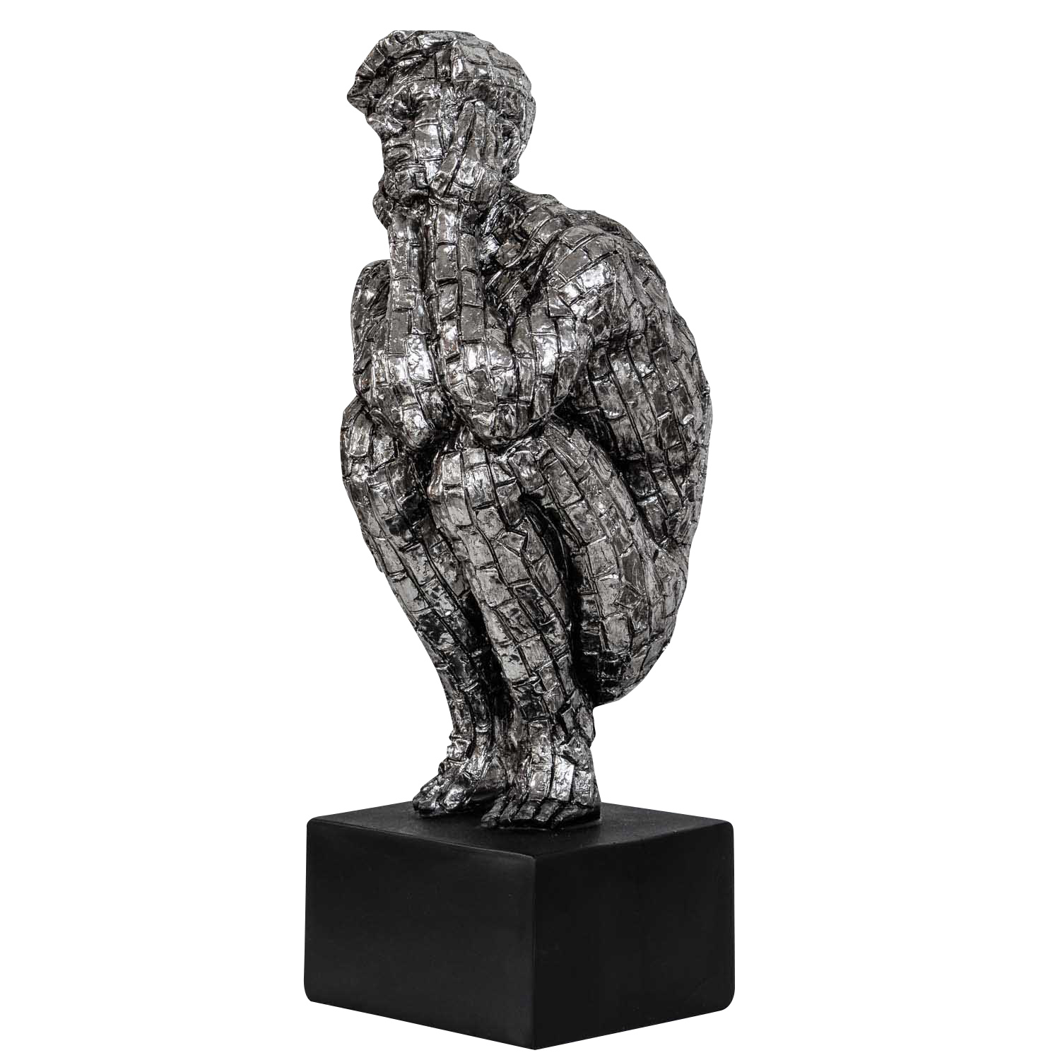 Skulptur Mann Figur Kunst Dekoration Antik-Stil - 35cm