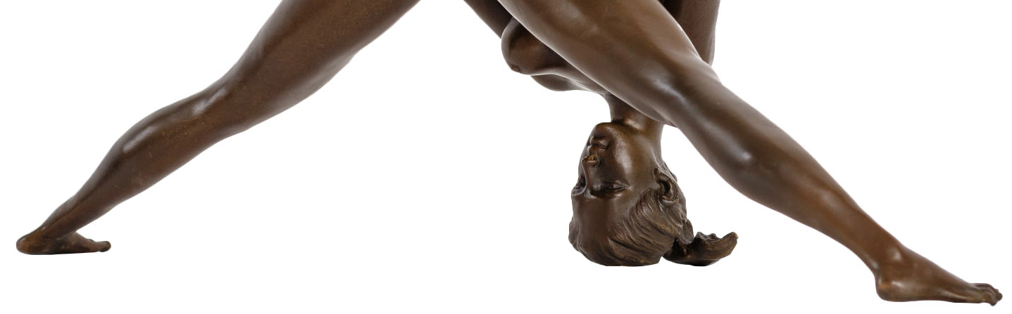 Bronzeskulptur Akt Erotik erotische Kunst Bronze Figur Statue Antik-Stil 32cm