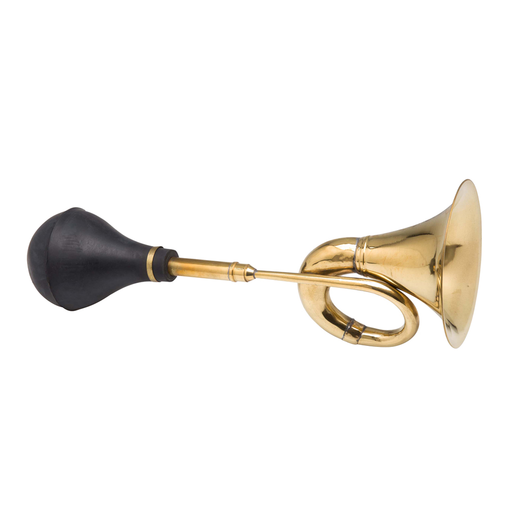 Hupe Oldtimer Auto Horn Oldtimerhupe Ballhupe im Antikstil Taxihorn Messing 41cm
