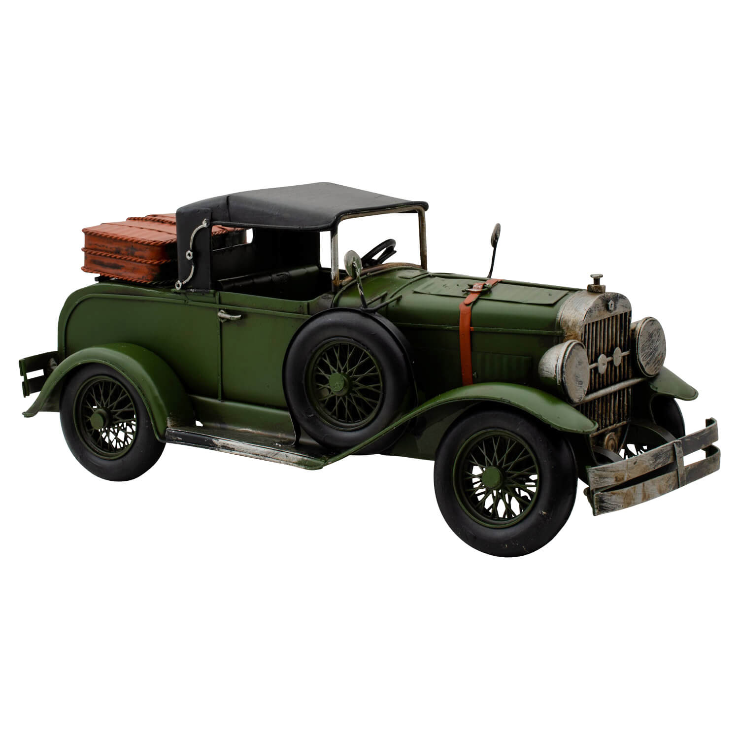 Modellauto Oldtimer Nostalgie Blech Metall Auto Modell Antik-Stil - 34cm