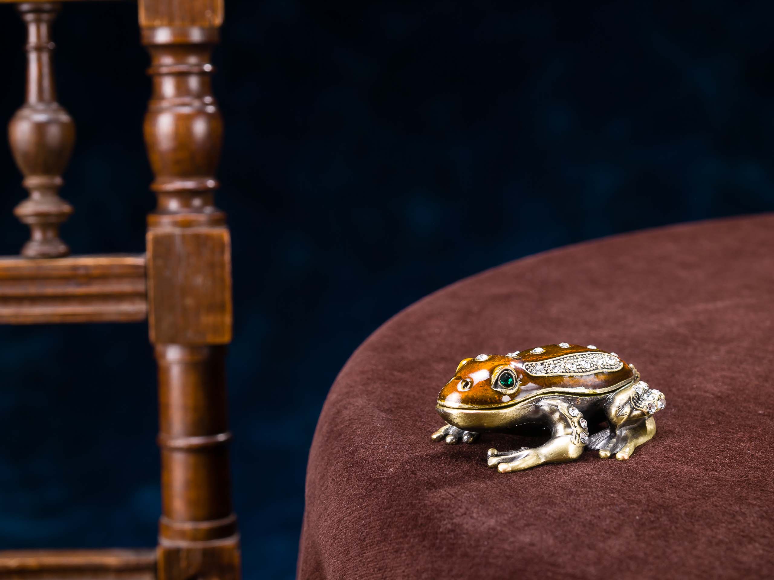 Schmuckschatulle Frosch Pillendose Schmuckdose Dose Pillenbox jewelry box